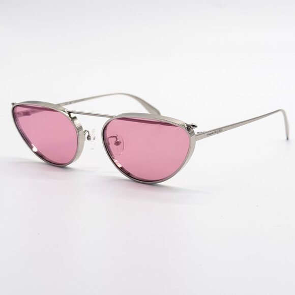 NEW ALEXANDER MCQUEEN AM0424S 003 PINK WOMAN SUNGLASSES ALEXANDER MCQUEEN main image 4